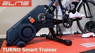 ELITE Turno Smart Fluid Trainer Unboxing Build Ride Details [upl. by Kristan]