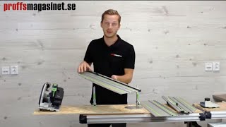 Vi testar Festool HKC 55 cirkelsåg med skena FSK 420 [upl. by Kallick761]