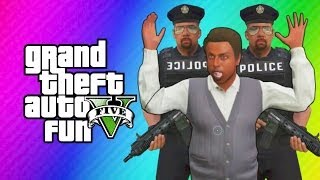 GTA 5 Online  Robbing Spree GTA 5 Funny Moments Skits amp Challenge [upl. by Olimac]