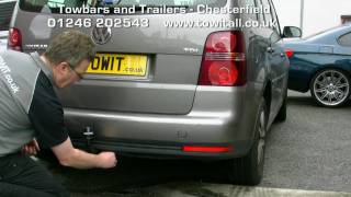 Towbar Video  VW Touran Westfalia Detachable [upl. by Tyra]