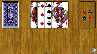 One Handed Solitaire Solitaire  How to Play [upl. by Mert]