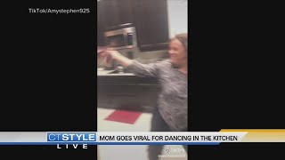 Today’s Dish Mom goes viral for dancing in the kitchen [upl. by Wiener]