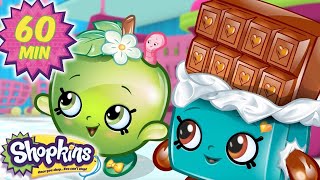 SHOPKINS Fun Compilation  60 min  Cartoons For Children [upl. by Noirad578]