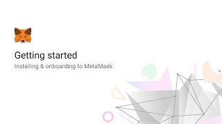 Getting Started with MetaMask [upl. by Aihsyn]