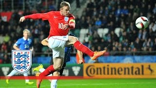 Wayne Rooneys 5 best England goals  Top Five [upl. by Hanae]