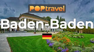 Walking in BADENBADEN  Germany 🇩🇪 4K 60fps UHD [upl. by Madoc319]