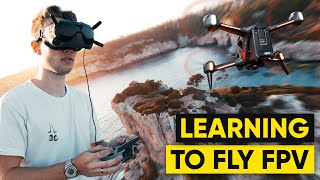 Learning To Fly The DJI FPV DRONE From Zero [upl. by Anital306]