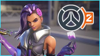 OW2 Sombra Gameplay with Hack BUFF [upl. by Letney790]