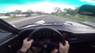 1986 Porsche 930  Driving Video [upl. by Del]