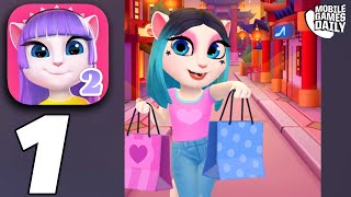 MY TALKING ANGELA 2  Gameplay Walkthrough Part 1 iOS Android [upl. by Erdnassac]