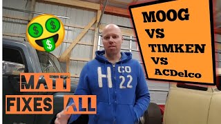 Moog vs Timken vs ACDelco Wheel Bearing Product Review [upl. by Karab949]