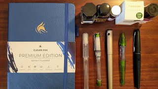 Clever Fox Premium Planner with Fountain Pens [upl. by Tychon]