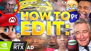 How To Edit 21st Century Humour Memes Premiere Pro [upl. by Nerrot210]