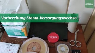 Vorbereitung zum Versorgungswechsel bei einem Colostoma [upl. by Chet]