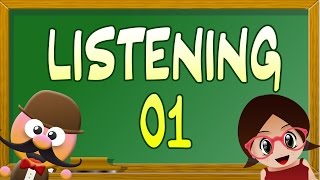 INGLÉS PARA NIÑOS CON MR PEA  LISTENING EXERCISE 01 [upl. by Aryl280]