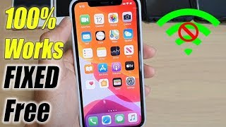 iOS 13 Fixes For Wifi Not Working  Slow Connection on iPhone  iPad  iPhone 11  Pro Max [upl. by Bathsheba]