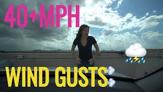 What 40 MPH wind gusts look like 💨 [upl. by Lyn]