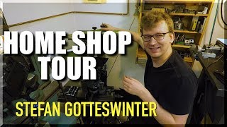 Home Shop Machinist Tour Stefan Gotteswinter [upl. by Arissa]