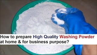 Detergent Washing Powder Making Formula [upl. by Eelrihs]