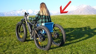 Homemade Off Road Electric Wheelchair  She had NO Idea [upl. by Rebane]