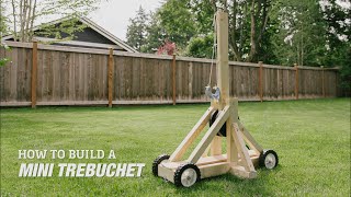 How to Build a DIY Mini Trebuchet [upl. by Nelo477]