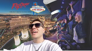 FlyOver Las Vegas NEW Attraction Behind the scenes look [upl. by Yelsnya]