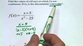 Identifying Removable Discontinuities [upl. by Fronnia]