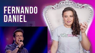 Vocal Coach Reacts to Fernando Daniel  quotWhen We Were Youngquot The Voice [upl. by Eek610]