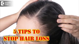 5 Tips on How To Stop Hair Loss And Regrow Hair Naturally  Dr Rasya Dixit  Doctors Circle [upl. by Oidiple]