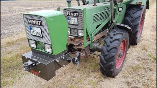 Frontgewicht aus alter Fendt Front  Teil 2  DIY Frontkraftheber  Eigenbau am Farmer 108 S [upl. by Keldah]