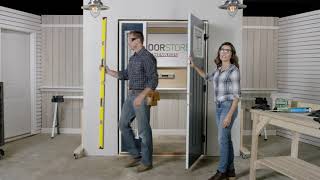 Install MASTERCRAFT® Door System with a Sidelite [upl. by Ellenid901]