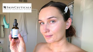 My SkinCeuticals Skincare RoutineMedical Grade Skincare Routine  C E Ferulic [upl. by Enened]