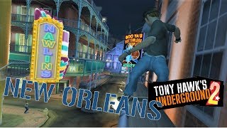 Tony Hawks Underground 2 6 New Orleans Sick Difficulty [upl. by Anaira809]