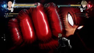 SAITAMA VS GENOS  ONE PUNCH MAN A HERO NOBODY KNOWS beta [upl. by Honan]