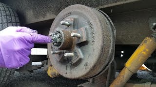 How To Replace RV Trailer Brakes Hubs Rotors amp Repack Bearing Grease [upl. by Samy]