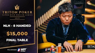 15K NLH 8Handed – Event 1 Final Table  Triton Poker Series Jeju 2025 [upl. by Ettelra]