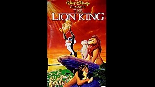 Opening to The Lion King UK VHS 1995 [upl. by Naman]