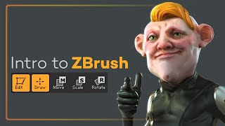 Intro to ZBrush 001  Tools Canvas and Edit Mode  everything you need to get going in 3D [upl. by Ziom]