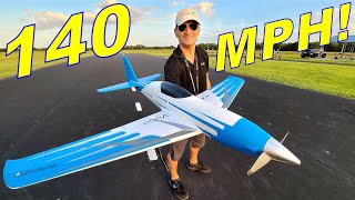 Eflite V1200 6s amp 4s FOUR COMPLETE paved runway FLIGHTS By RCINFORMER [upl. by Hoag]