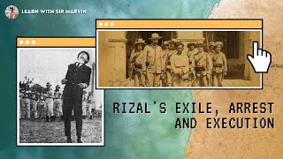 RIZALS EXILE ARREST AND EXECUTION [upl. by Hillegass858]