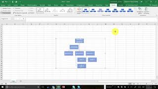 Crear un organigrama en Excel 2016 [upl. by Ecinerev466]