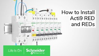 How to Install New Acti9 RED and REDs  Schneider Electric Support [upl. by Anelyak]