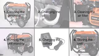 How to maintain your Generac portable generator [upl. by Matland149]