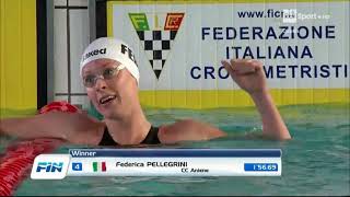 Federica Pellegrini  200m Women Freestyle  Campionati Italiani Assoluti 2021 [upl. by Elraet]