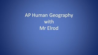 AP Human Geography  Land Use Patterns Review [upl. by Tiffany713]