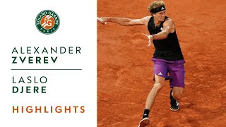 Alexander Zverev vs Laslo Djere  Round 3 Highlights I RolandGarros 2021 [upl. by Dinnie]