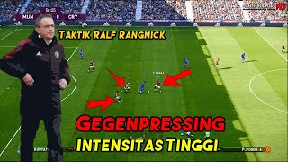 Taktik Ralf Rangnick  Gegenpressing Intensitas Tinggi Manchester United [upl. by Ssew]