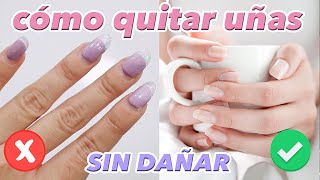 Como QUITAR uñas ACRÍLICAS en casa FÁCIL Y SIN DAÑAR ♥ Jimena Aguilar [upl. by Ajidahk349]