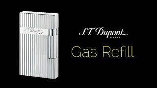 Gas Refill How To Guide on ST Dupont Ligne 2 Lighter 2019 [upl. by Nnodnarb]