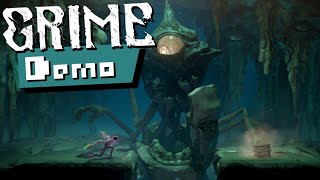 GRIME  Full Demo Gameplay amp The First Boss Fight [upl. by Beutner170]